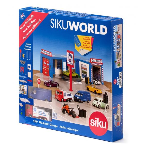 Siku 5507 - Siku World Car Service Station Garage