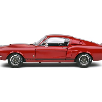 Solido S1802909 1976 Ford Mustang Shelby GT500 Red with Black Stripe - Scale 1:18