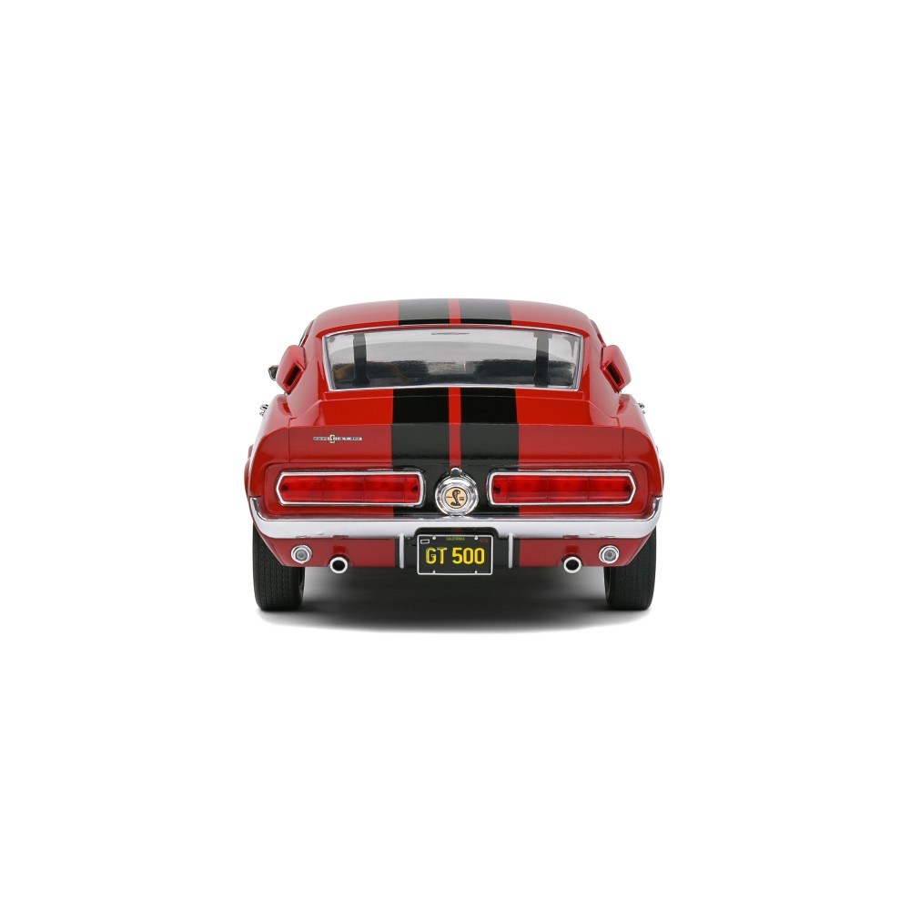 Solido S1802909 1976 Ford Mustang Shelby GT500 Red with Black Stripe - Scale 1:18