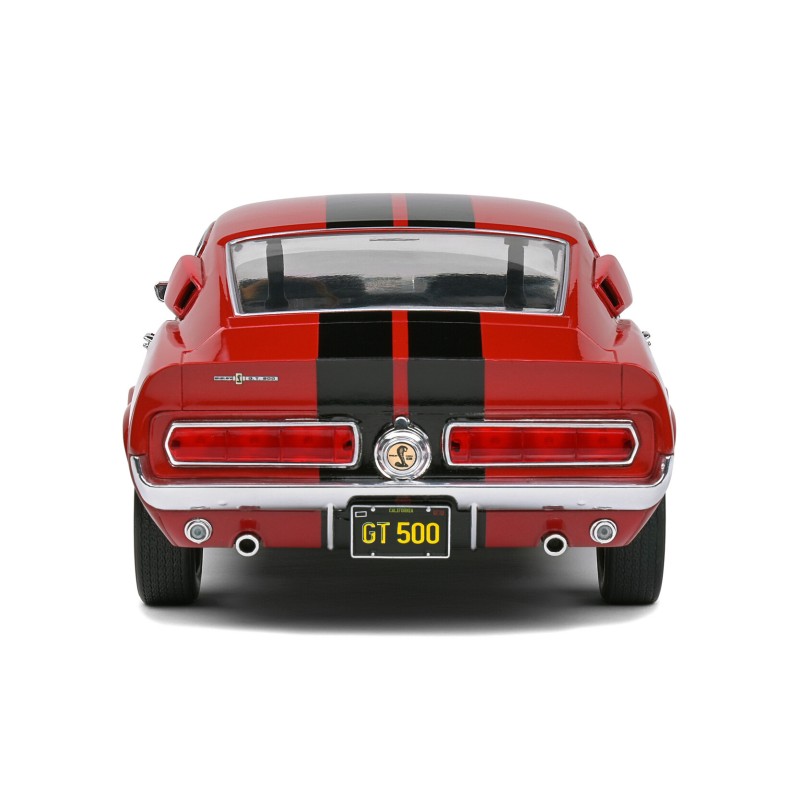 Solido S1802909 1976 Ford Mustang Shelby GT500 Red with Black Stripe - Scale 1:18