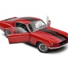 Solido S1802909 1976 Ford Mustang Shelby GT500 Red with Black Stripe - Scale 1:18