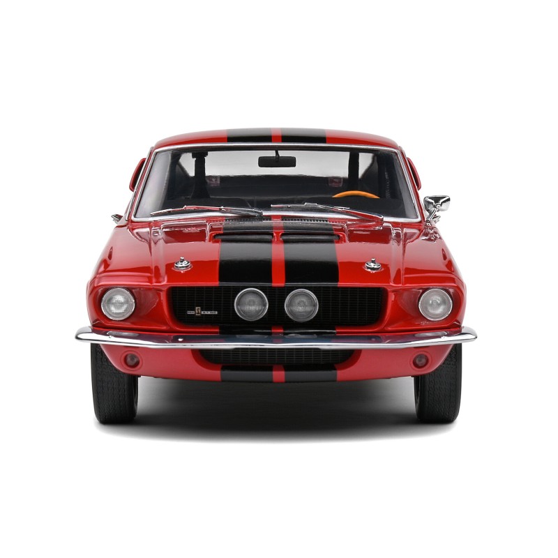 Solido S1802909 1976 Ford Mustang Shelby GT500 Red with Black Stripe - Scale 1:18