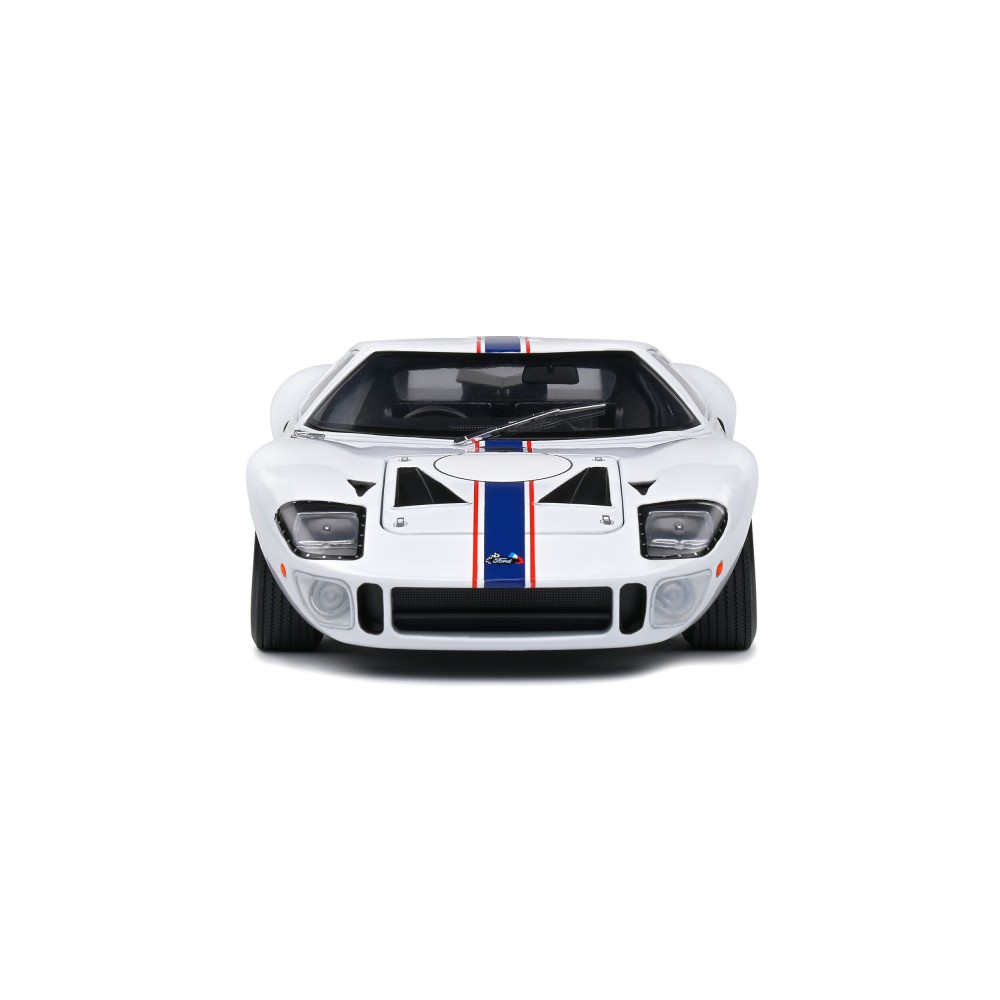 Solido S1803009 1967 Ford GT40 MKI Targa Florio White H. Greder J. M. Giorgi - Scale 1:18