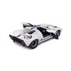 Solido S1803009 1967 Ford GT40 MKI Targa Florio White H. Greder J. M. Giorgi - Scale 1:18