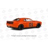 Solido S1805713 Dodge Challenger R/T Scat Pack Widebody  No 01 Hazzard Tribute 2023 - Scale 1:18