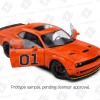 Solido S1805713 Dodge Challenger R/T Scat Pack Widebody  No 01 Hazzard Tribute 2023 - Scale 1:18