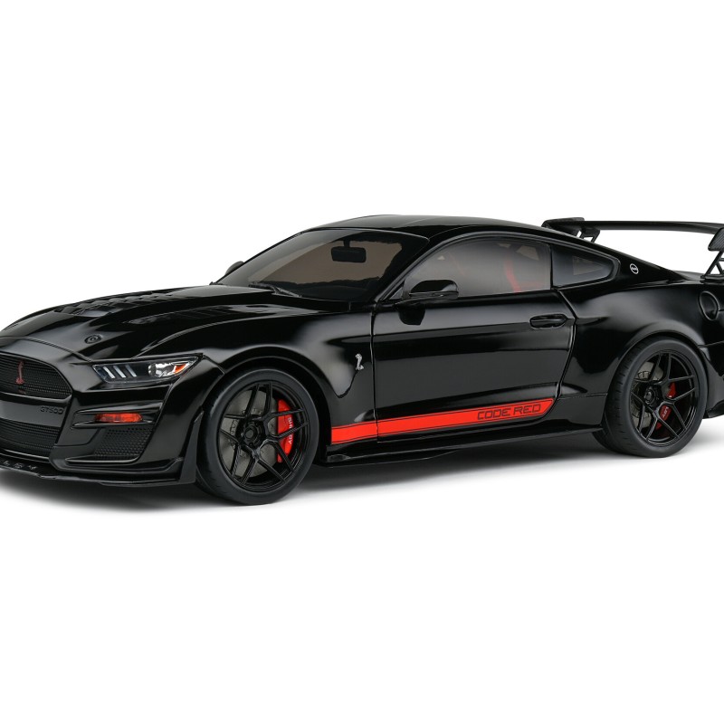 Solido S1805909 Shelby GT500-H 2023 Black with Red Stripes - Scale 1:18