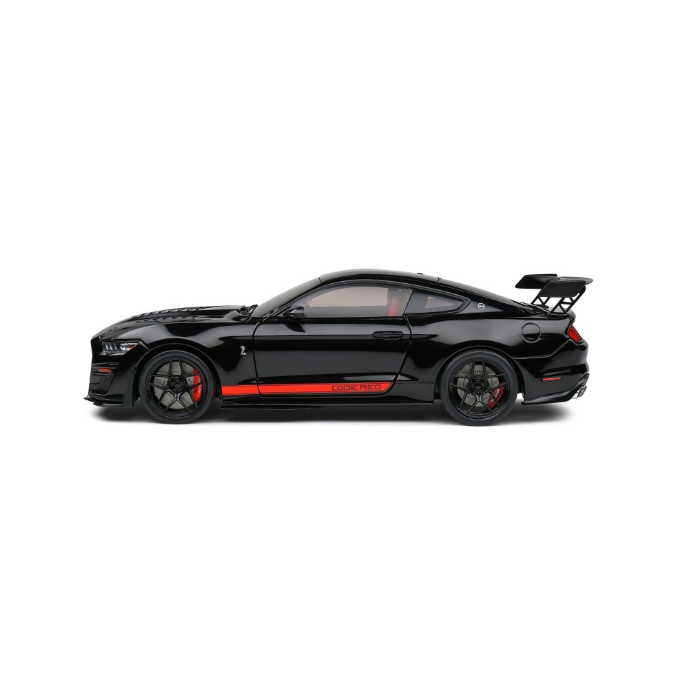 Solido S1805909 Shelby GT500-H 2023 Black with Red Stripes - Scale 1:18