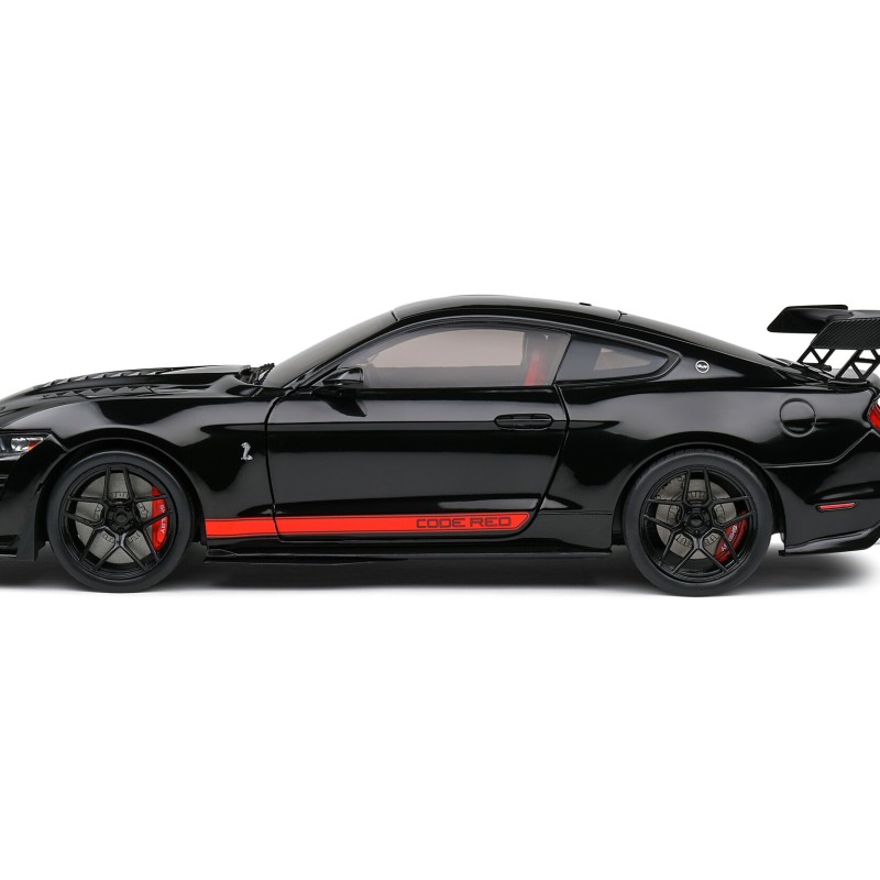 Solido S1805909 Shelby GT500-H 2023 Black with Red Stripes - Scale 1:18