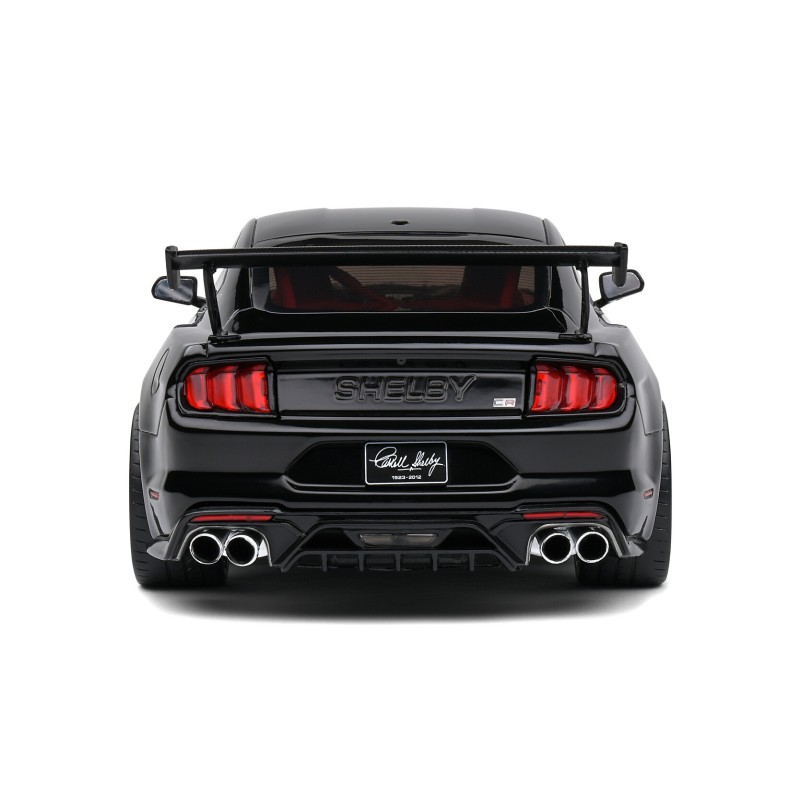 Solido S1805909 Shelby GT500-H 2023 Black with Red Stripes - Scale 1:18