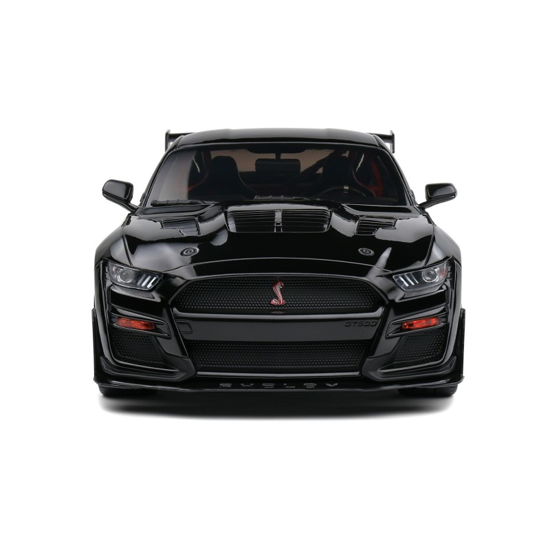 Solido S1805909 Shelby GT500-H 2023 Black with Red Stripes - Scale 1:18