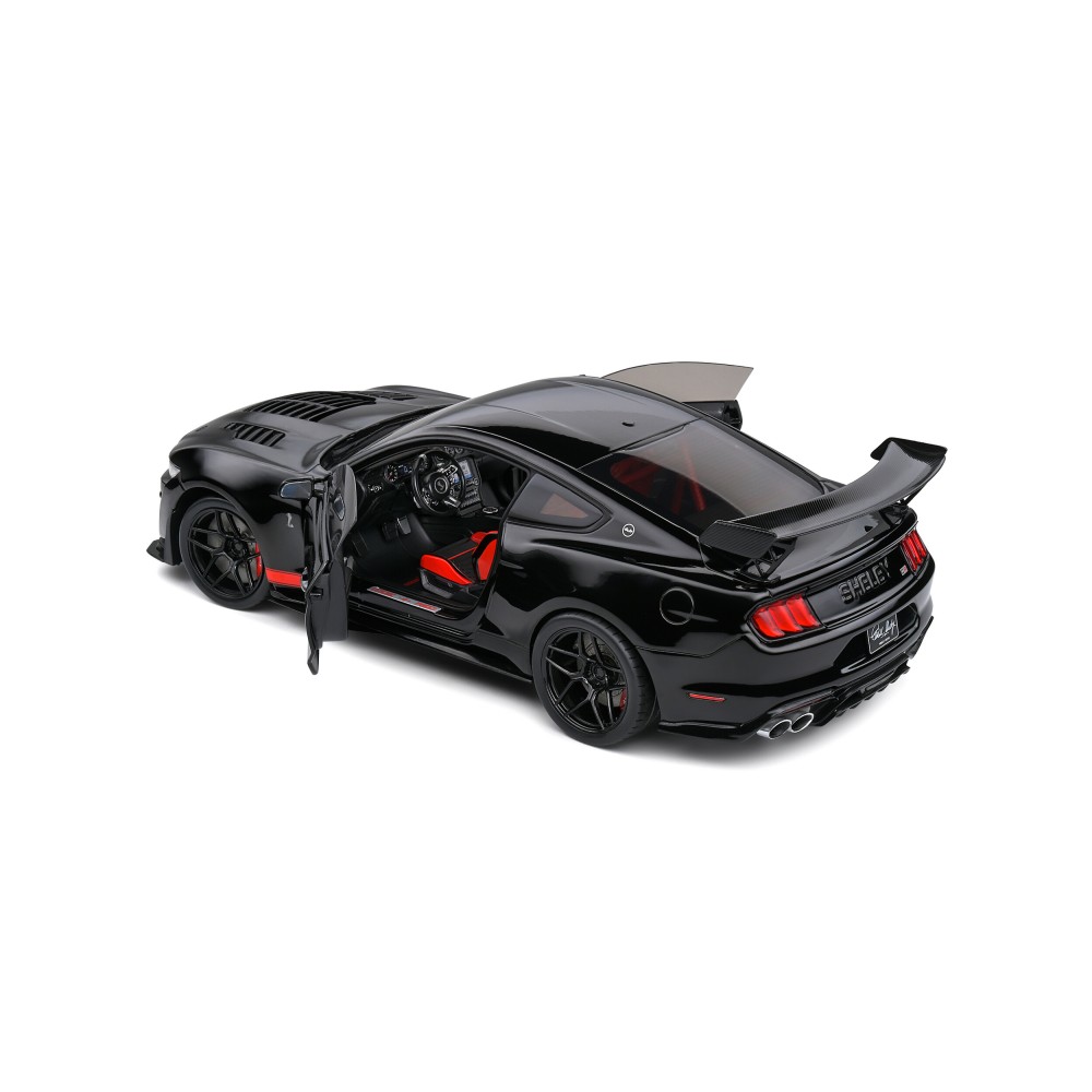 Solido S1805909 Shelby GT500-H 2023 Black with Red Stripes - Scale 1:18