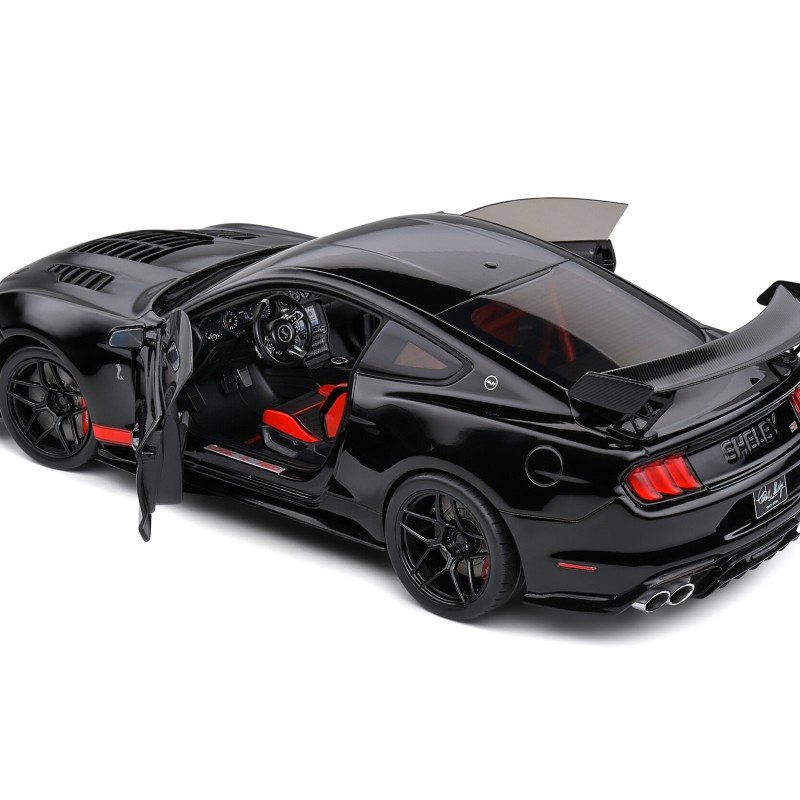 Solido S1805909 Shelby GT500-H 2023 Black with Red Stripes - Scale 1:18