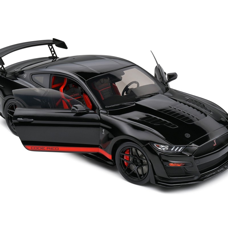 Solido S1805909 Shelby GT500-H 2023 Black with Red Stripes - Scale 1:18