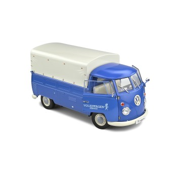 Solido S1806702 VW Volkswagen T1 Pick Up Combi Volkswagen Service 1950 Blue - Scale 1:18 
