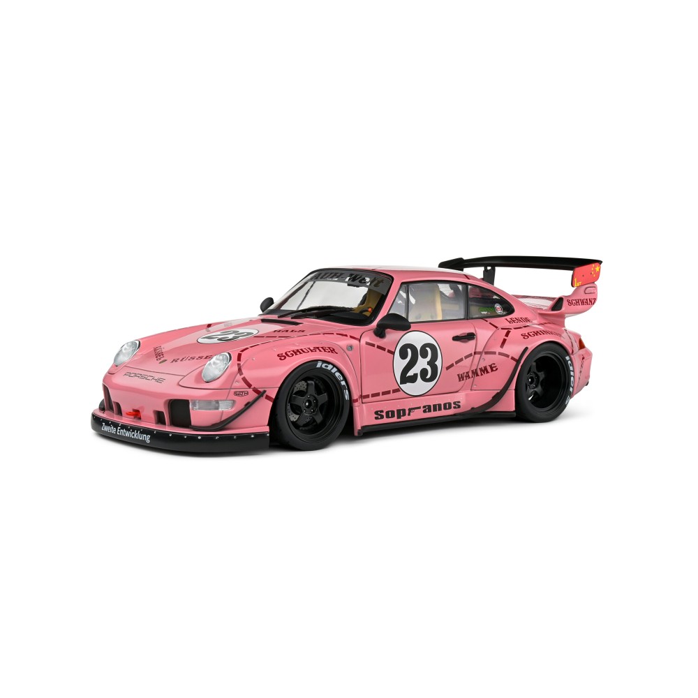 Solido S1808503 Porsche 911 RWB Rauh-Welt Sopranos Pink Pig 2020 Pink - Scale 1:18