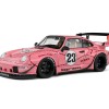 Solido S1808503 Porsche 911 RWB Rauh-Welt Sopranos Pink Pig 2020 Pink - Scale 1:18