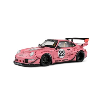 Solido S1808503 Porsche 911 RWB Rauh-Welt Sopranos Pink Pig 2020 Pink - Scale 1:18