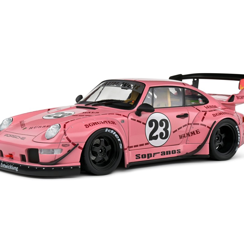 Solido S1808503 Porsche 911 RWB Rauh-Welt Sopranos Pink Pig 2020 Pink - Scale 1:18