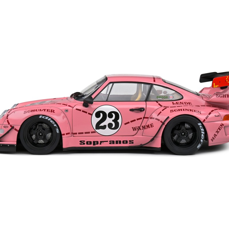 Solido S1808503 Porsche 911 RWB Rauh-Welt Sopranos Pink Pig 2020 Pink - Scale 1:18