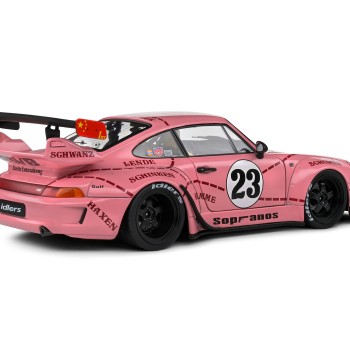 Solido S1808503 Porsche 911 RWB Rauh-Welt Sopranos Pink Pig 2020 Pink - Scale 1:18