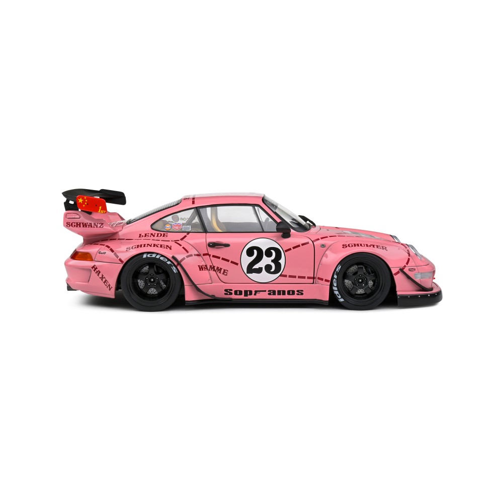 Solido S1808503 Porsche 911 RWB Rauh-Welt Sopranos Pink Pig 2020 Pink - Scale 1:18