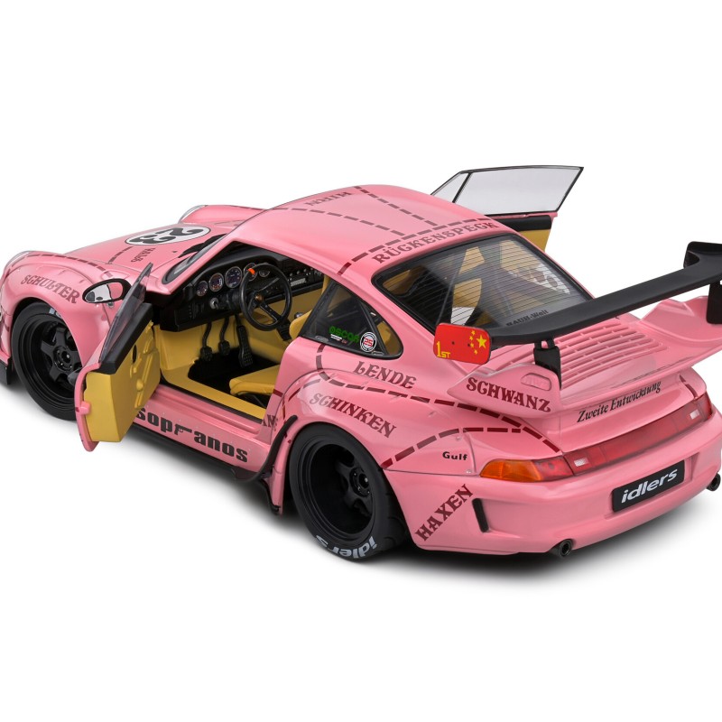 Solido S1808503 Porsche 911 RWB Rauh-Welt Sopranos Pink Pig 2020 Pink - Scale 1:18