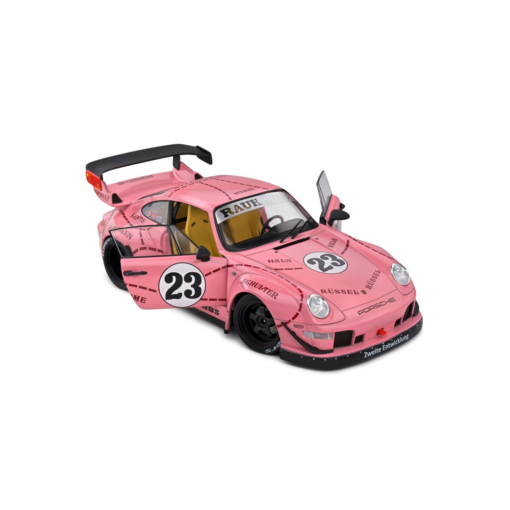 Solido S1808503 Porsche 911 RWB Rauh-Welt Sopranos Pink Pig 2020 Pink - Scale 1:18