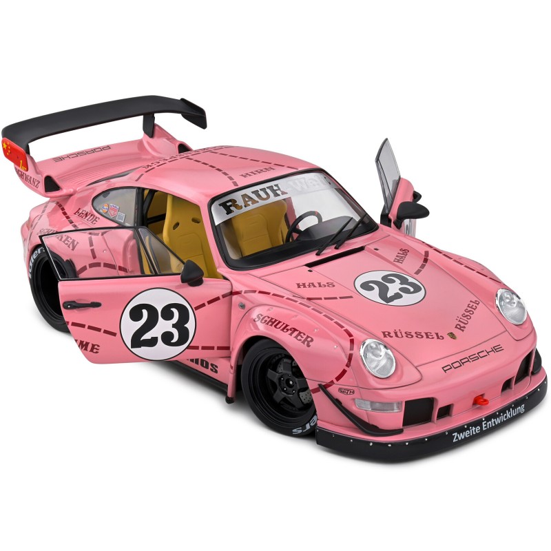 Solido S1808503 Porsche 911 RWB Rauh-Welt Sopranos Pink Pig 2020 Pink - Scale 1:18