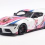 Solido S1809008 2024 Toyota GR Supra Solido Works Itasha White Pink - Scale 1:18