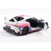 Solido S1809008 2024 Toyota GR Supra Solido Works Itasha White Pink - Scale 1:18