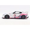 Solido S1809008 2024 Toyota GR Supra Solido Works Itasha White Pink - Scale 1:18