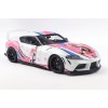 Solido S1809008 2024 Toyota GR Supra Solido Works Itasha White Pink - Scale 1:18
