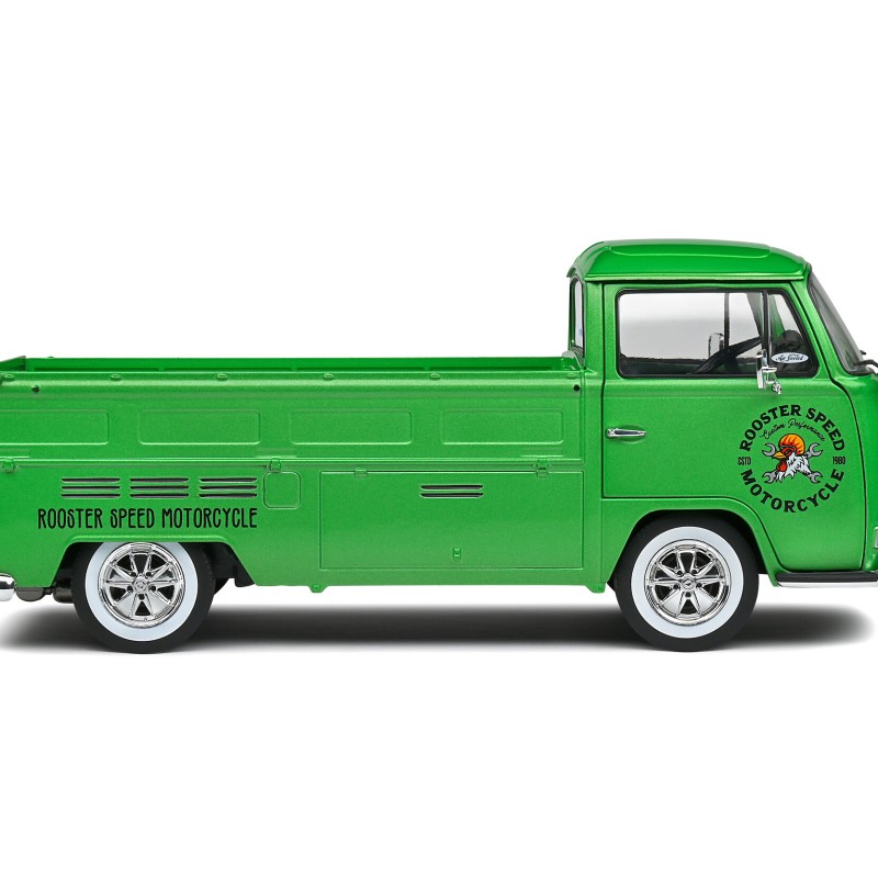 Solido S1809401 1968 VW Volkswagen T2 Pick Up Custom Green - Scale 1:18