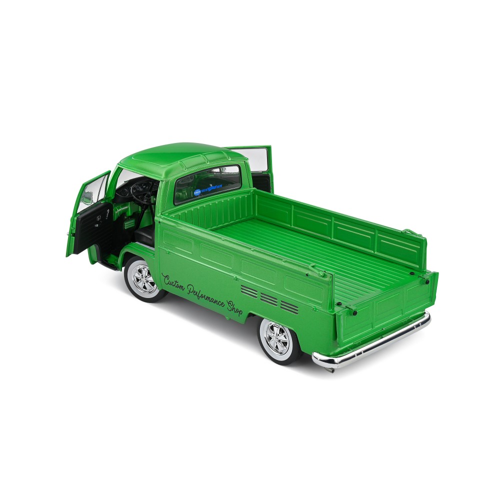 Solido S1809401 1968 VW Volkswagen T2 Pick Up Custom Green - Scale 1:18