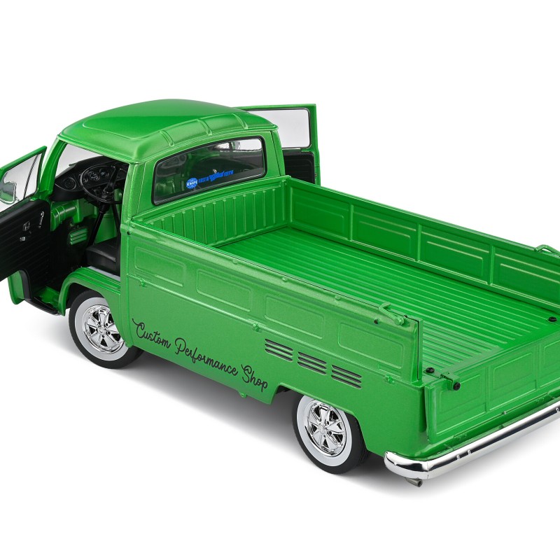 Solido S1809401 1968 VW Volkswagen T2 Pick Up Custom Green - Scale 1:18