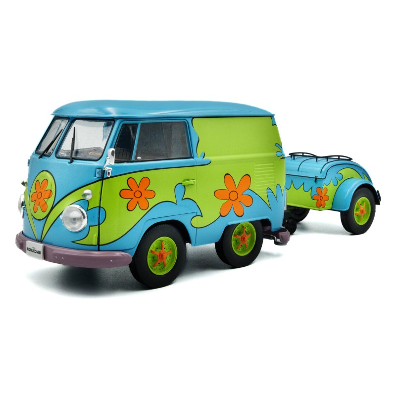 Solido S1810904 Volkswagen VW Kool Kombi Ghost Hunter Year 2024 Flower Power - Scale 1:18