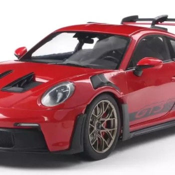 Solido S1812101 Porsche 911 GT3 RS - Guards Red with Black - 2024 - Scale 1:18