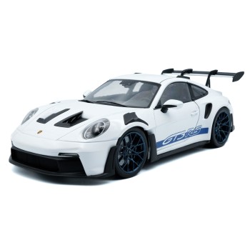 Solido S1812102 Porsche 911 GT3 RS - White with Blue Stripes - 2024 - Scale 1:18