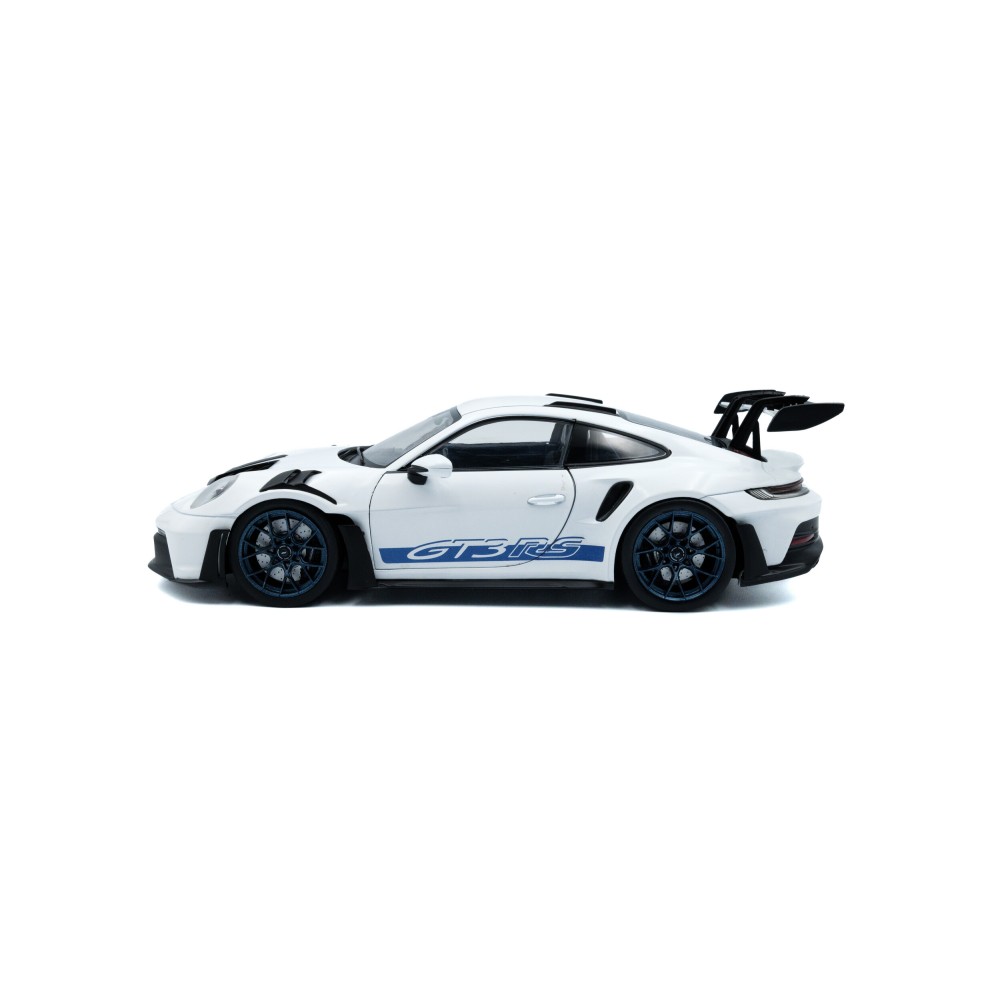Solido S1812102 Porsche 911 GT3 RS - White with Blue Stripes - 2024 - Scale 1:18