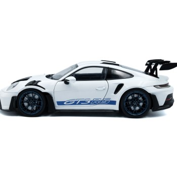 Solido S1812102 Porsche 911 GT3 RS - White with Blue Stripes - 2024 - Scale 1:18