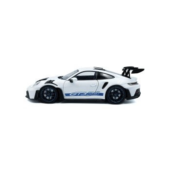 Solido S1812102 Porsche 911 GT3 RS - White with Blue Stripes - 2024 - Scale 1:18