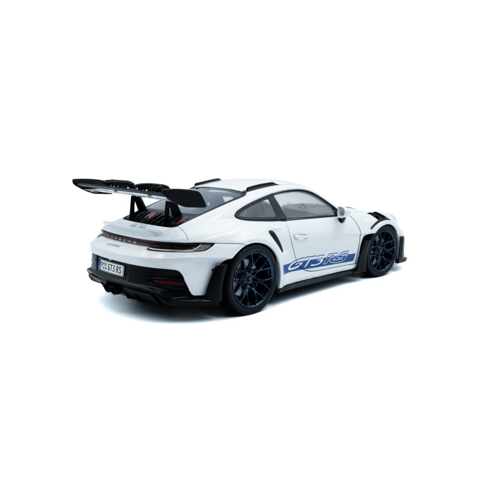 Solido S1812102 Porsche 911 GT3 RS - White with Blue Stripes - 2024 - Scale 1:18