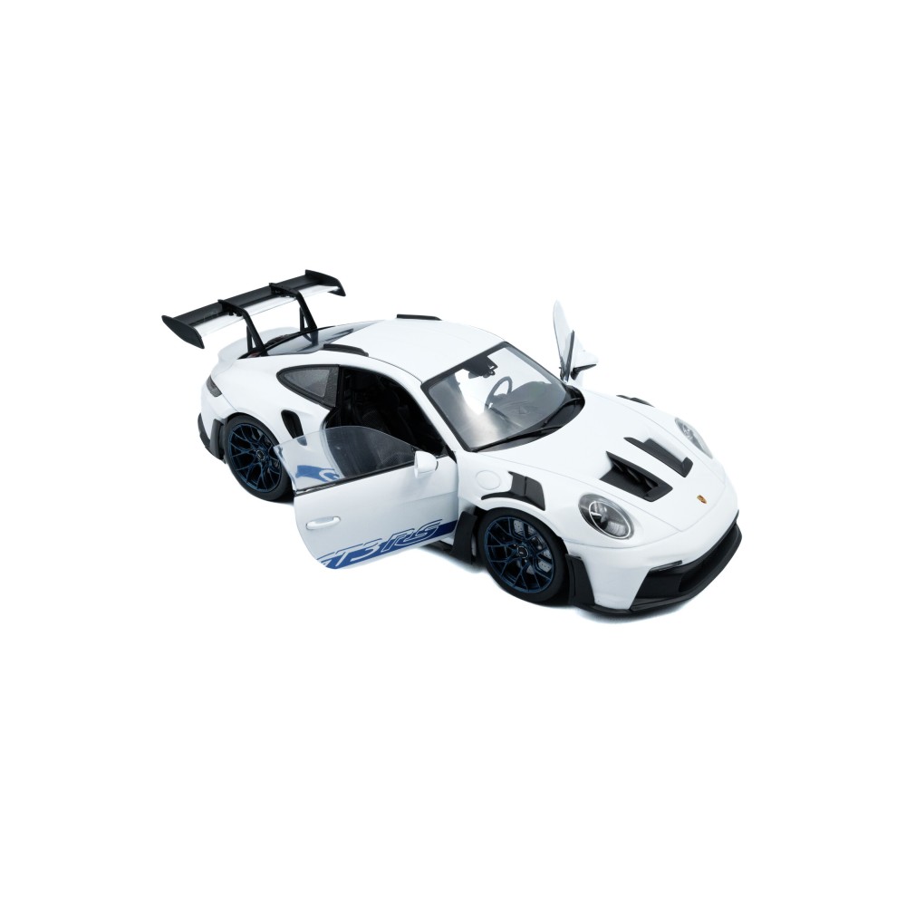 Solido S1812102 Porsche 911 GT3 RS - White with Blue Stripes - 2024 - Scale 1:18