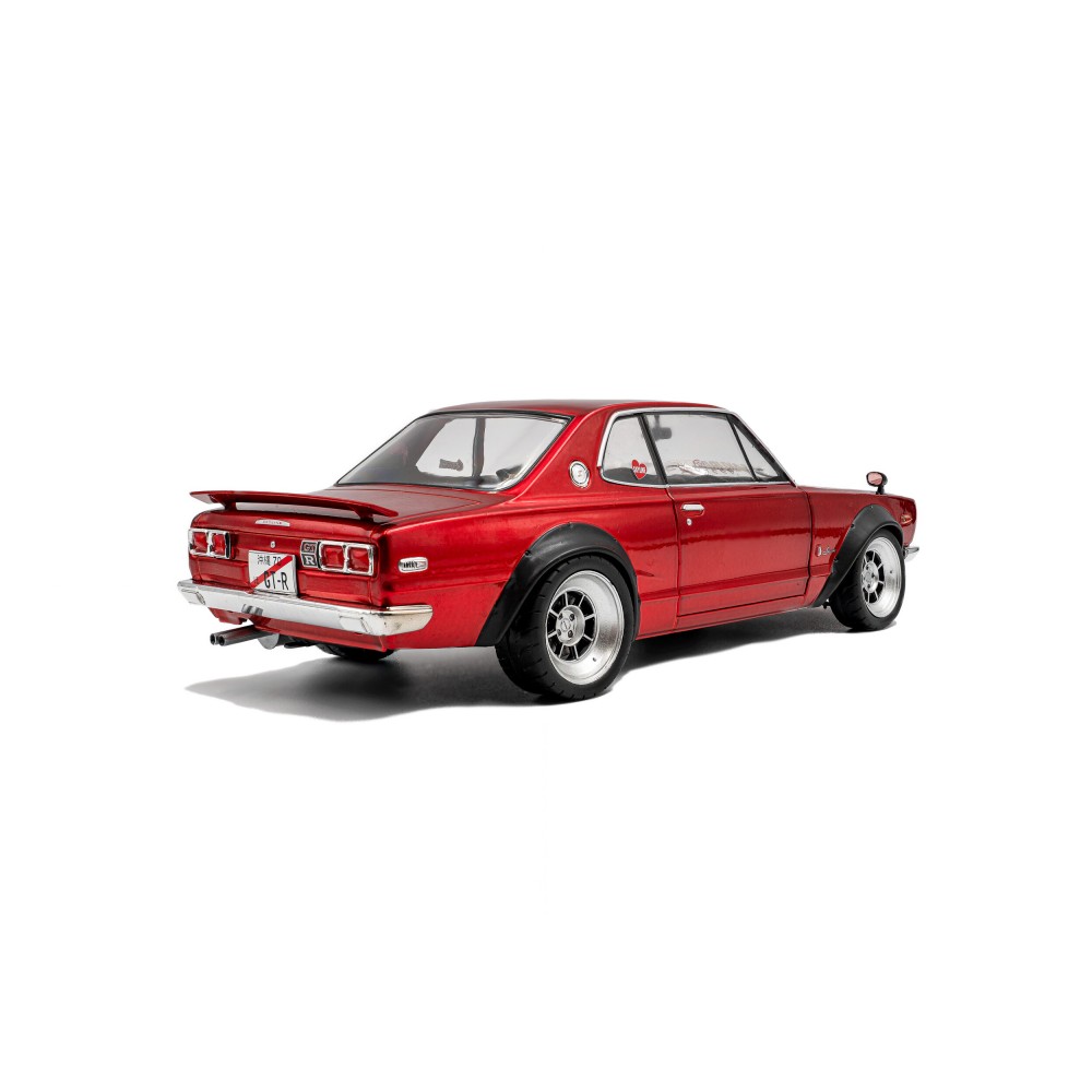Solido S1813002 1970 Nissan Skyline C10 Red Metallic - Hakosuka - Scale 1:18