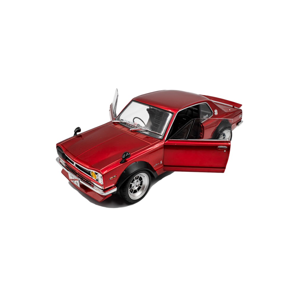 Solido S1813002 1970 Nissan Skyline C10 Red Metallic - Hakosuka - Scale 1:18