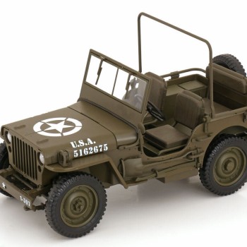 Welly 18055CGN  Jeep Willys US Army 1942 Olive Green Open - Scale 1:18 