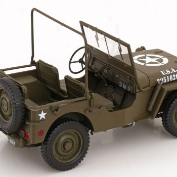 Welly 18055CGN  Jeep Willys US Army 1942 Olive Green Open - Scale 1:18 