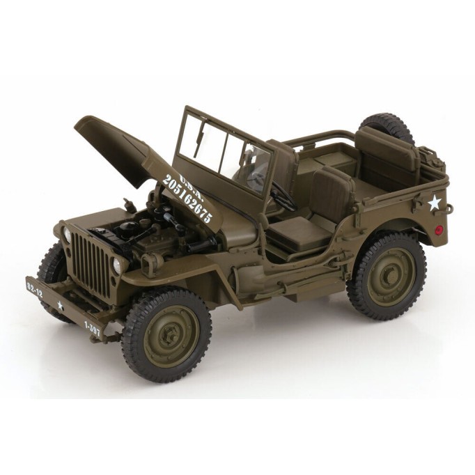 Welly 18055CGN  Jeep Willys US Army 1942 Olive Green Open - Scale 1:18 