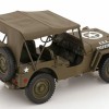 Welly 18055HGN Jeep Willys US Army 1942 Olive Green Closed Roof - Scale 1:18